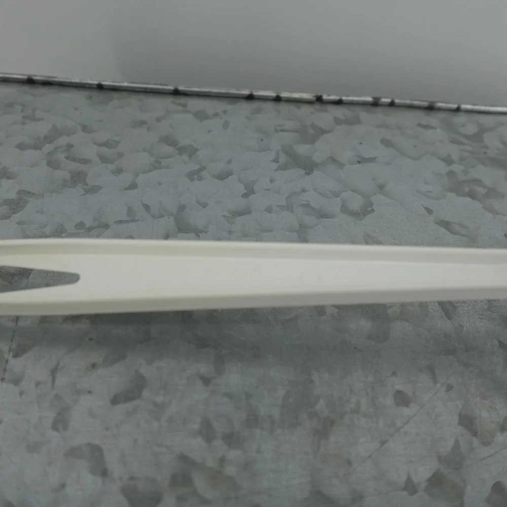 VTG White Melamine Kitchen Utensil Set Pasta Server Fork Spoon 3 Piece 11 Inch